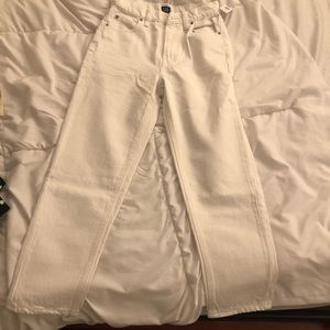 NEW Gap white Mom Jeans